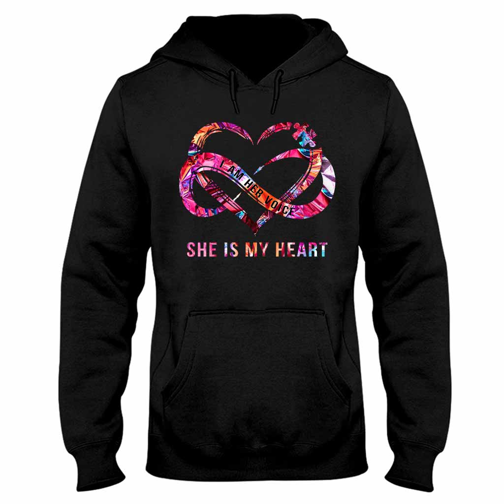 I Am His Voice He Is My Heart - Autism Awareness Personalized T-shirt And Hoodie