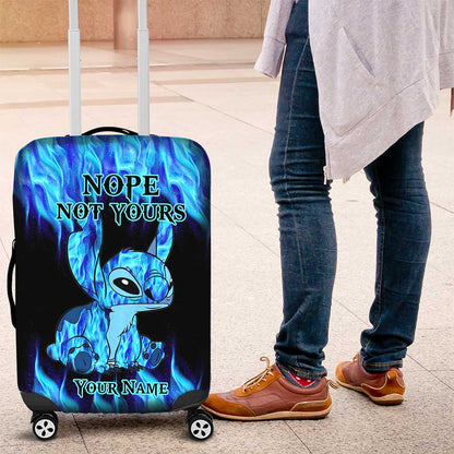 Nope Not Yours - Personalized Ohana Luggage Cover