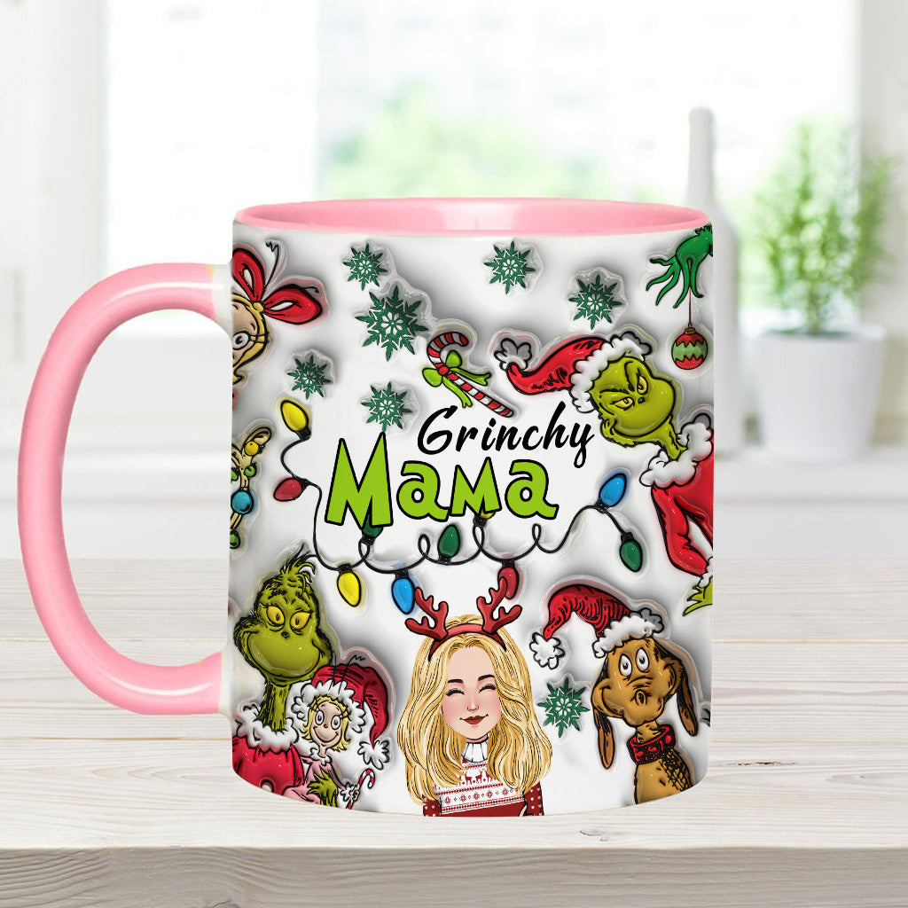 Grinchy Mama - Personalized Mother Accent Mug