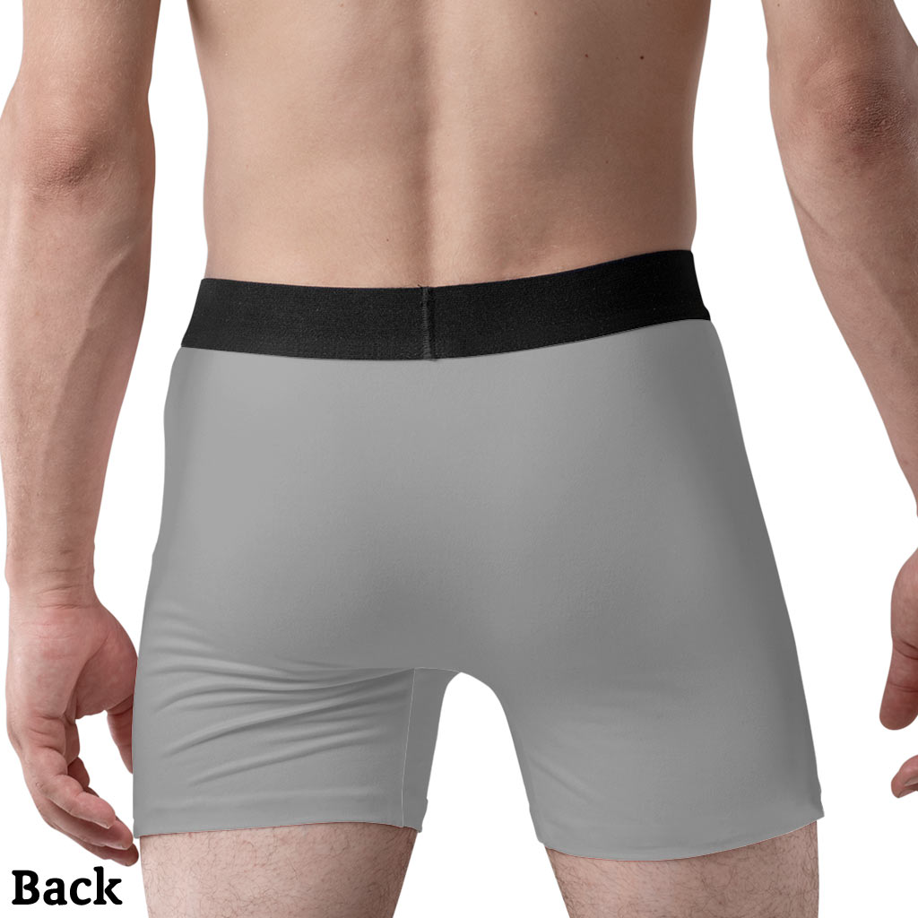 I Love You For Your Personality - Personalized Couple Men's Boxer Briefs