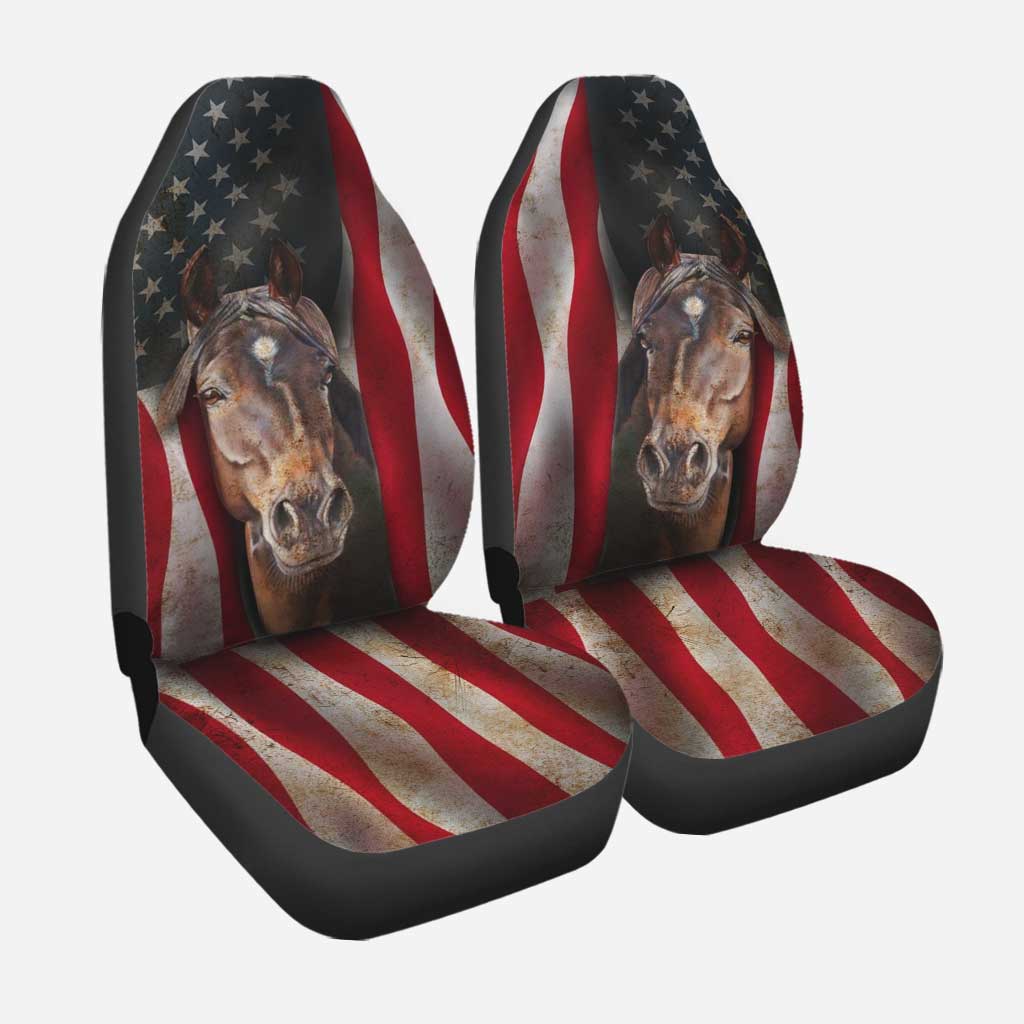 Love Horses - Independence Day Seat Covers