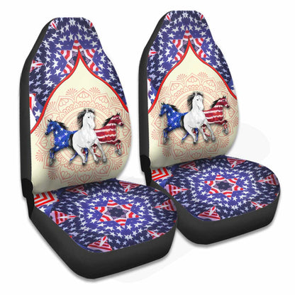 Horse America - Independence Day Seat Covers