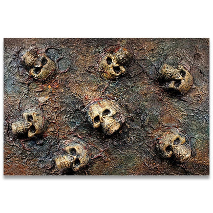 Skulls 3D Pattern Print Doormat