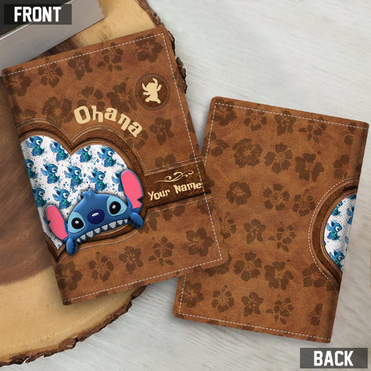 Love Ohana - Personalized Ohana Passport Holder