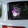May Love Be What You Remember Most Purple Gnome - Alzheimer Awareness Decal Full