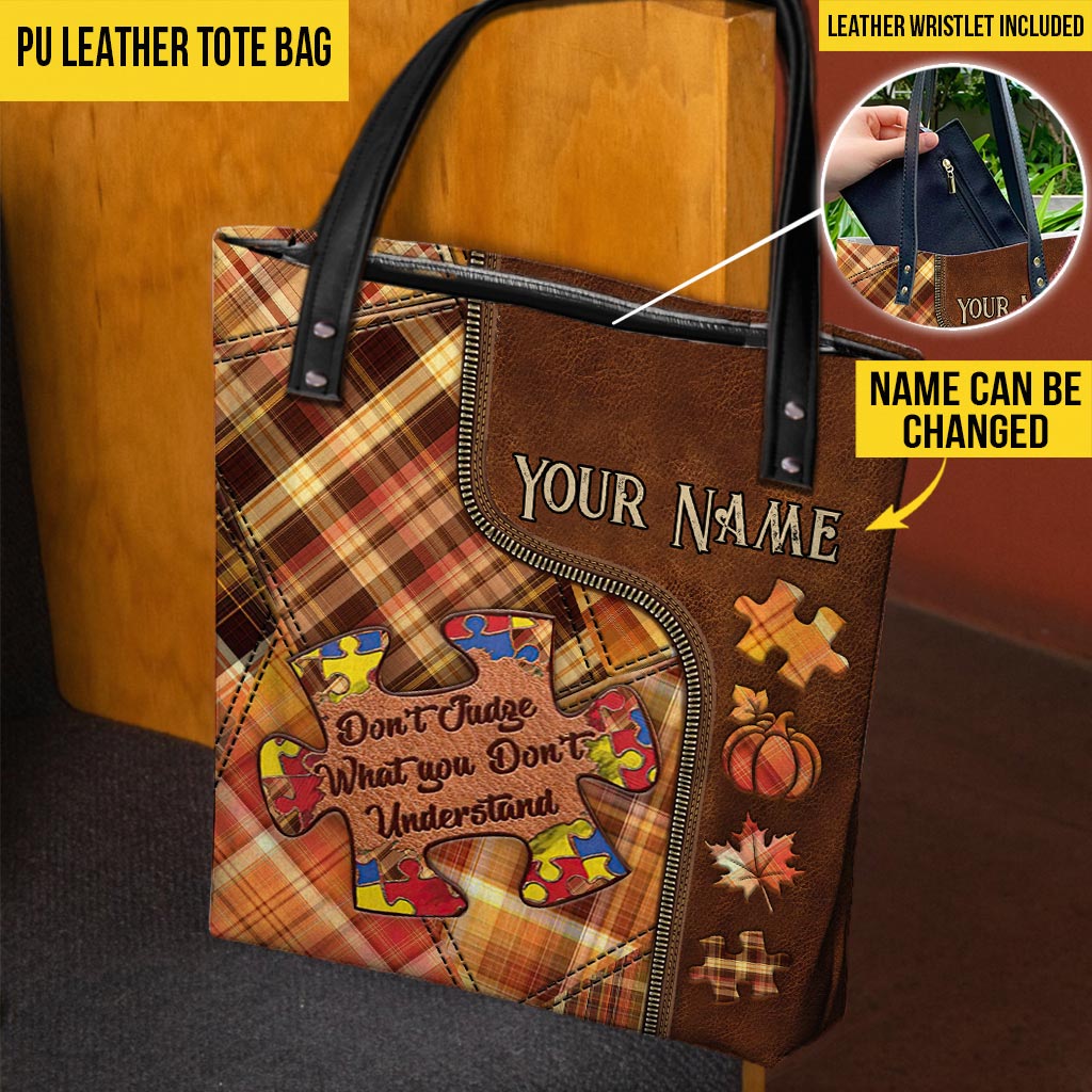 It's The Most Wonderful Time Of The Year - Autism Awareness Personalized Tote Bag