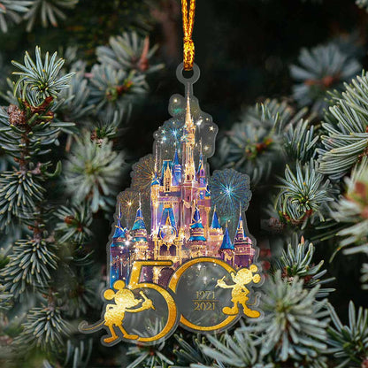 50 Years Of Magic - Mouse Transparent Ornament