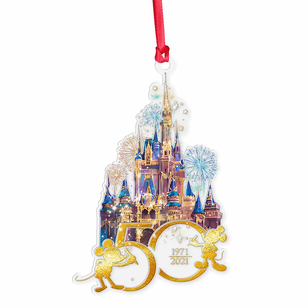 50 Years Of Magic - Mouse Transparent Ornament