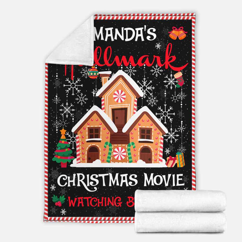 My Watching Christmas Movies Blanket - Personalized Christmas Blanket