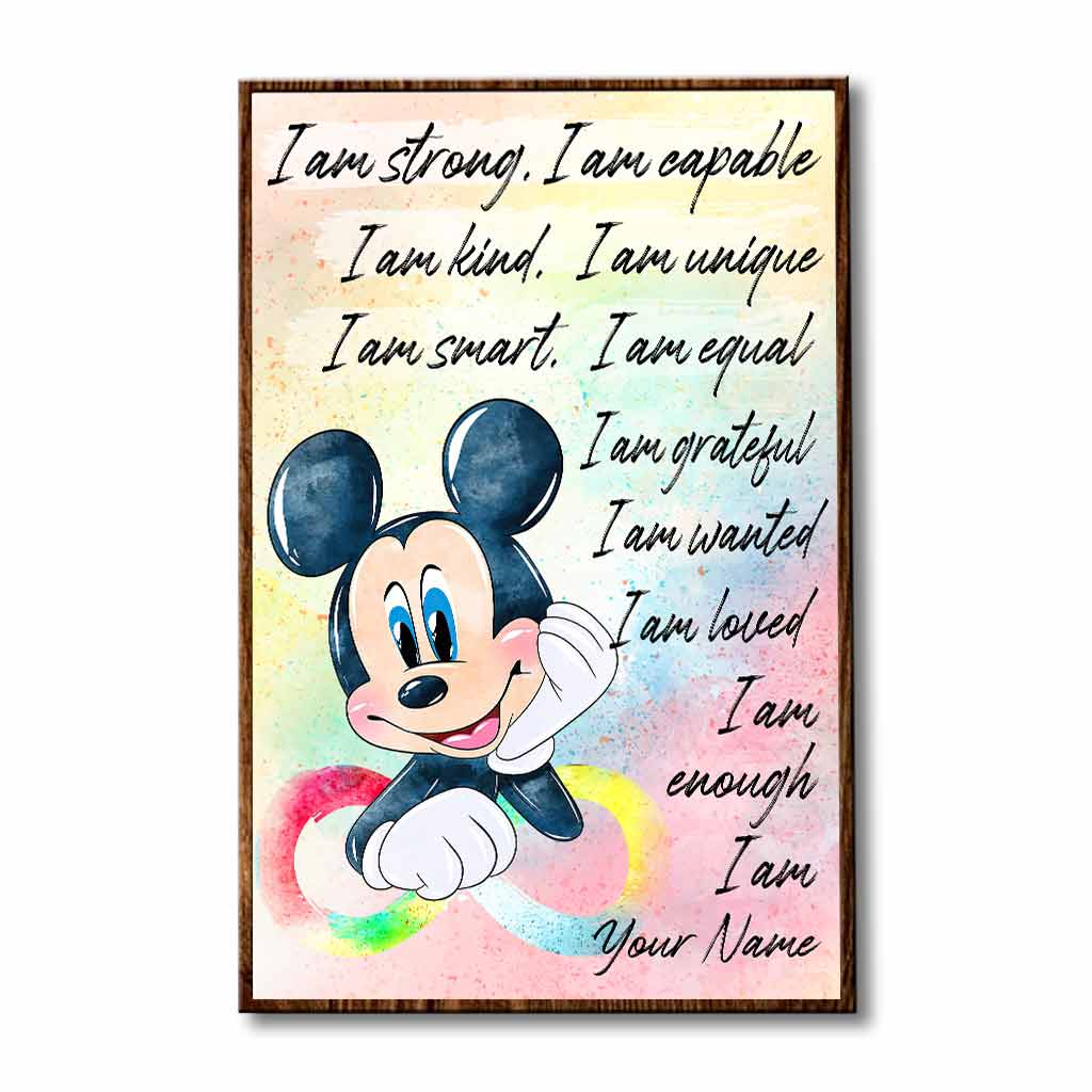 I Am Enough - Personalized Autism Awareness Poster