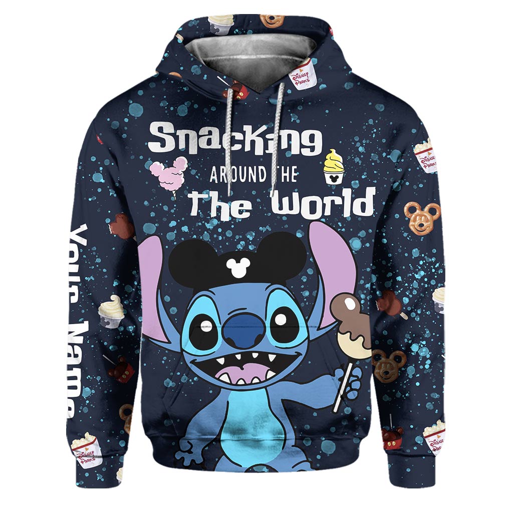 Snacking Around The World - Personalized Ohana Hoodie and Sweatpants