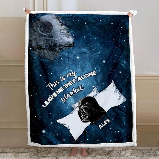 This Is My Leave Me Alone Blanket - Personalized The Force Blanket