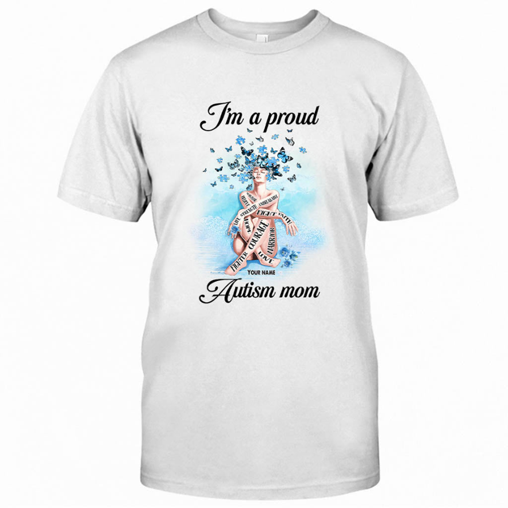 Autism Mom - Personalized Autism Awareness T-shirt and Hoodie