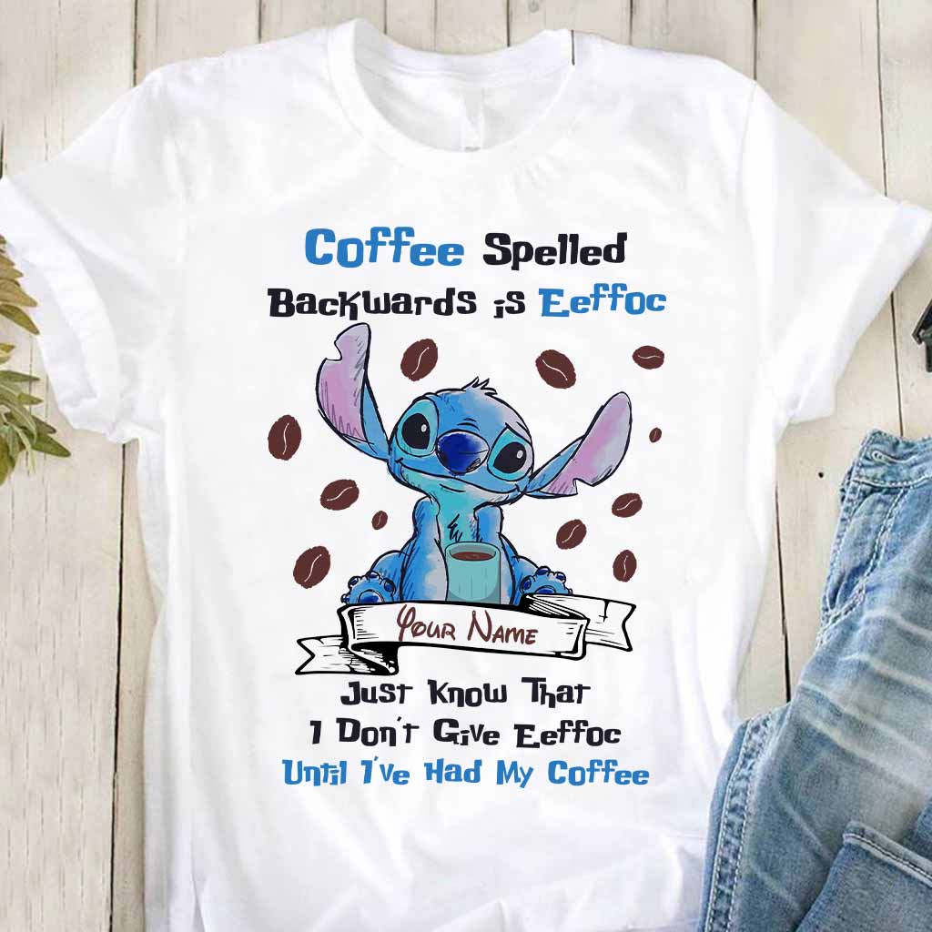 Coffee Spelled Backwards Is Eeffoc - Personalized T-shirt and Hoodie