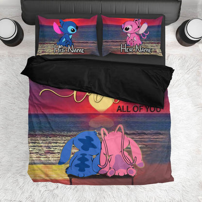 All Of Me Loves - Personalized Bedding Set