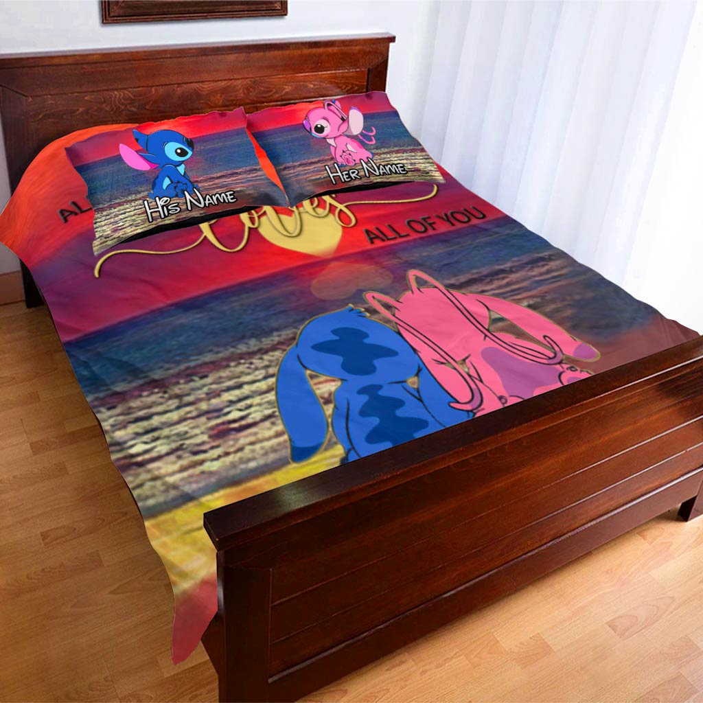 All Of Me Loves - Personalized Bedding Set