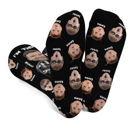 I'm Their Father - Personalized Father Socks