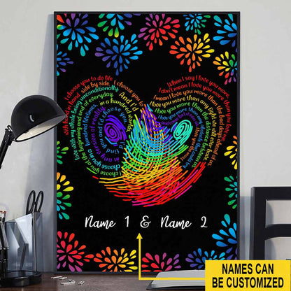 I Choose You - LGBT Support Personalized Poster