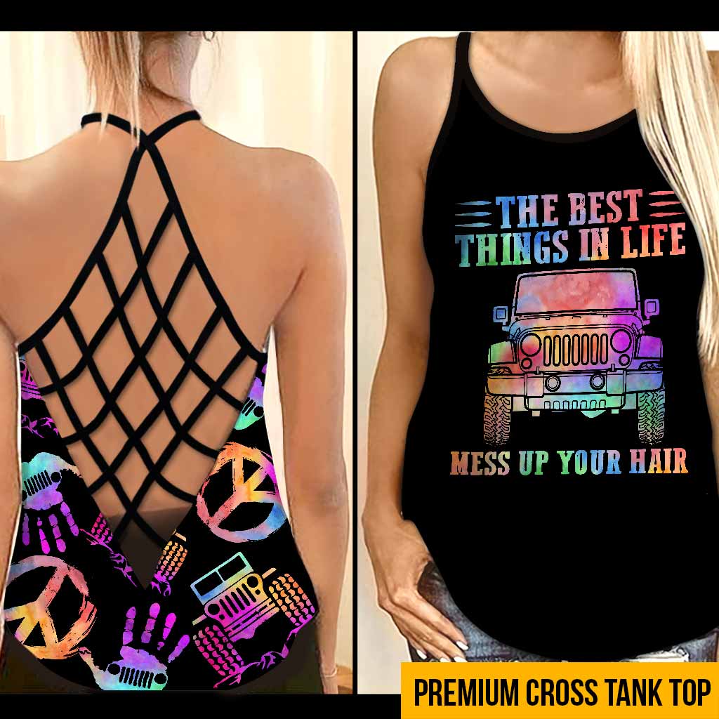 The Best Things In Life  - Car Cross Tank Top