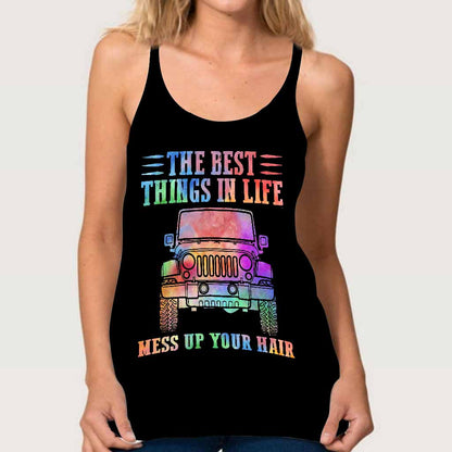 The Best Things In Life  - Car Cross Tank Top