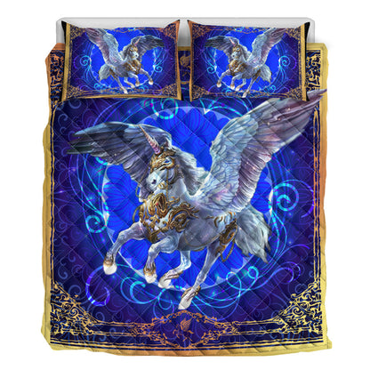 Galactic Pegasus - Horse Quilt Set