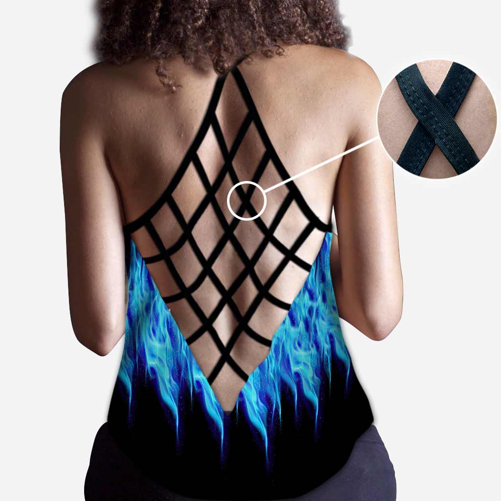 Cold Fire - Horse Cross Tank Top and Leggings