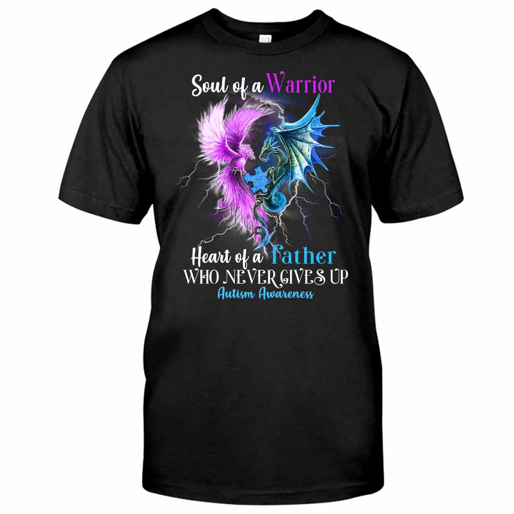 Never Give Up - Autism Awareness Personalized T-shirt And Hoodie