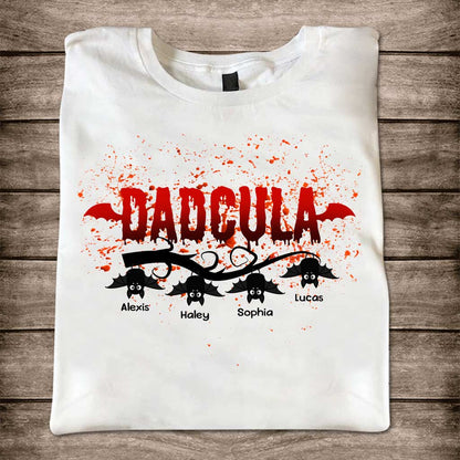 Dadcula - Personalized Halloween Father T-shirt and Hoodie