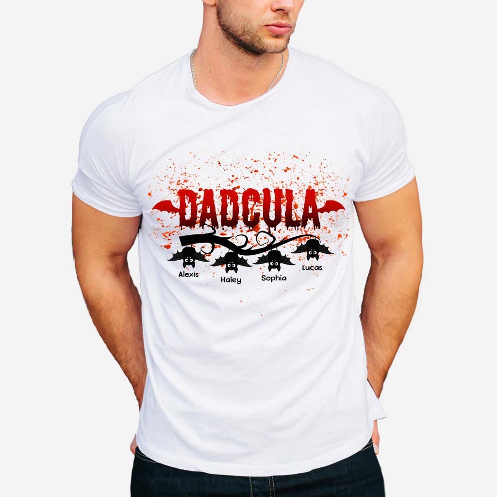 Dadcula - Personalized Halloween Father T-shirt and Hoodie