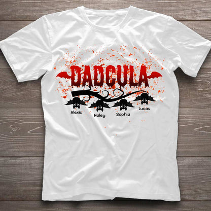 Dadcula - Personalized Halloween Father T-shirt and Hoodie