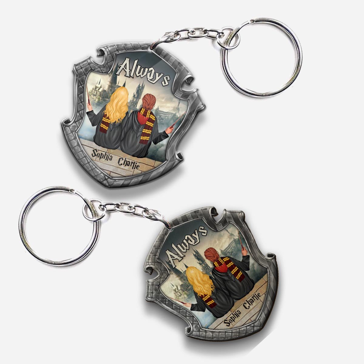 Always - Personalized The Magic World Keychain