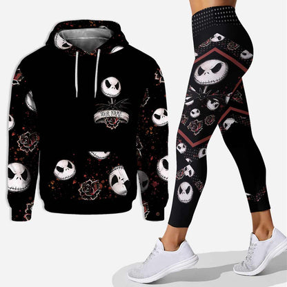 Into The Darkness I Go - Personalized Nightmare Hoodie And Leggings