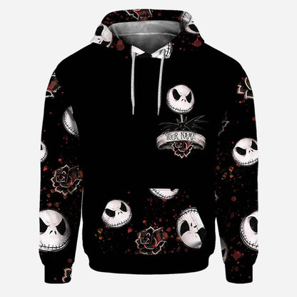 Into The Darkness I Go - Personalized Nightmare Hoodie And Leggings