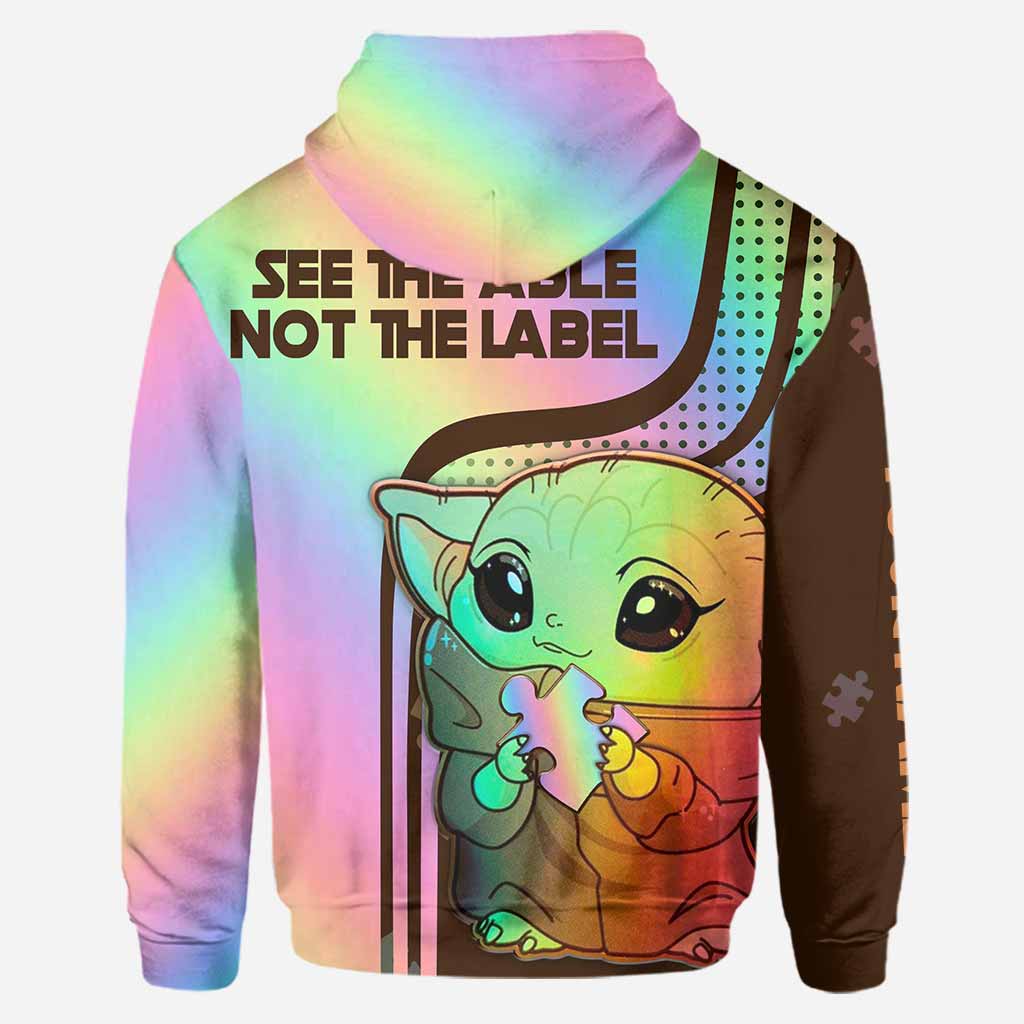 See The Able Not The Label - Personalized Autism Awareness Hoodie And Leggings