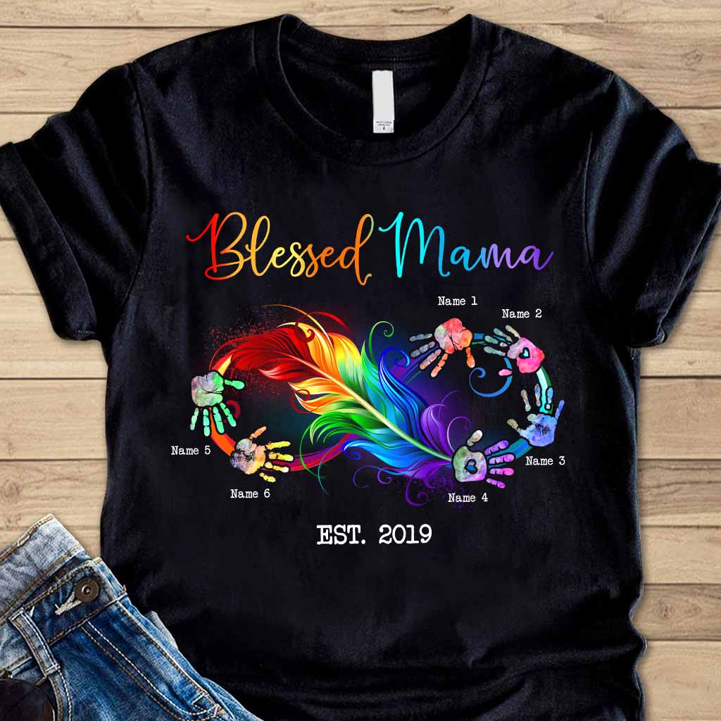 Blessed Mama - Personalized Mother T-shirt and Hoodie