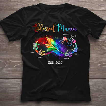 Blessed Mama - Personalized Mother T-shirt and Hoodie