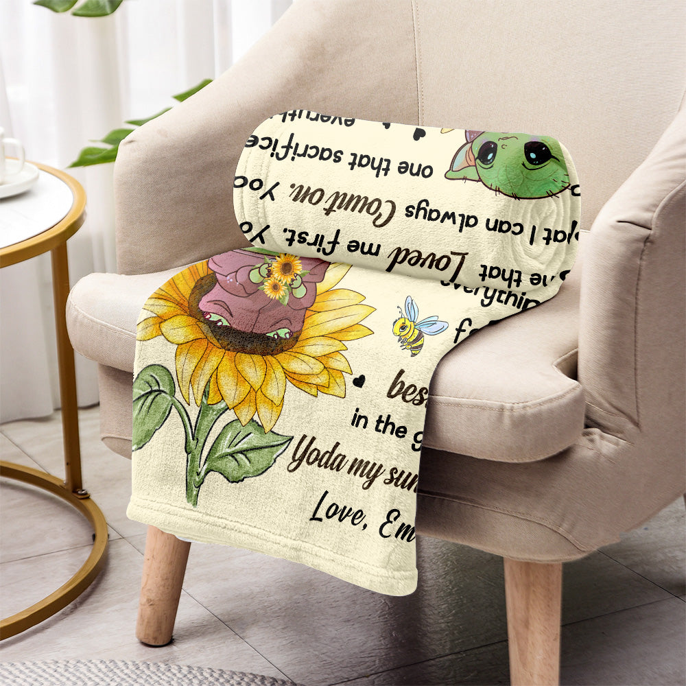 You Are My Sunshine - Personalized Mother's Day The Force Blanket