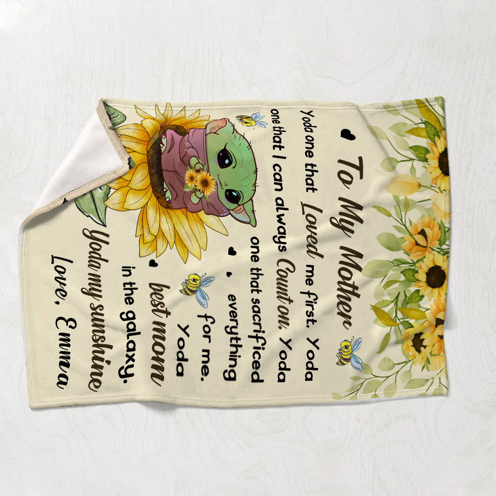 You Are My Sunshine - Personalized Mother's Day The Force Blanket