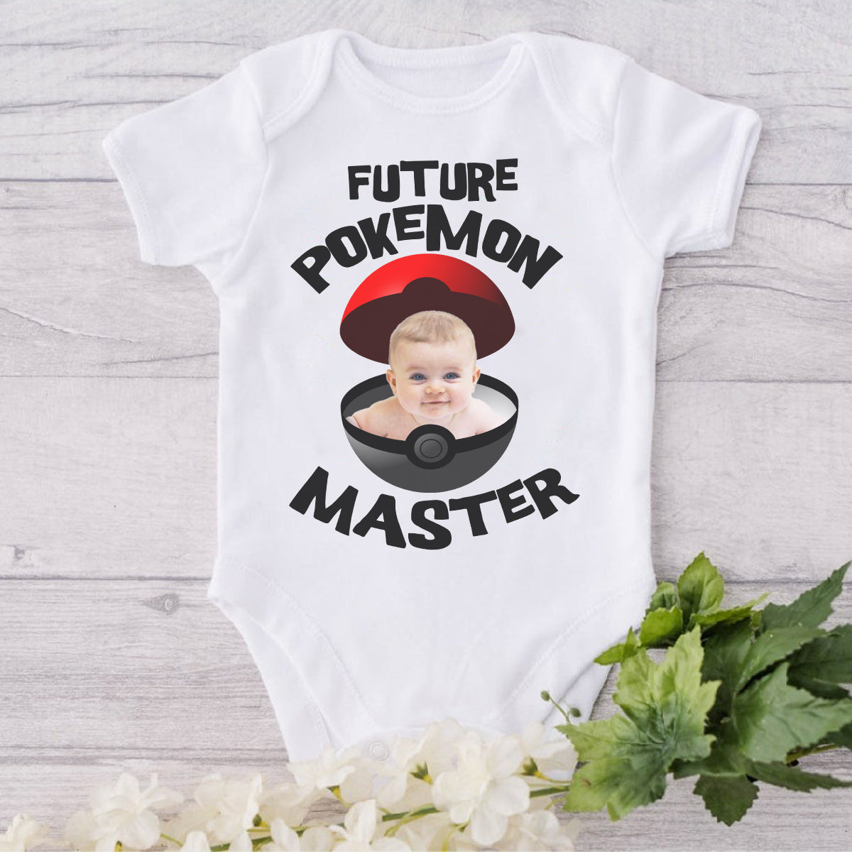 Future Master - Personalized Monster Trainer Baby Onesie