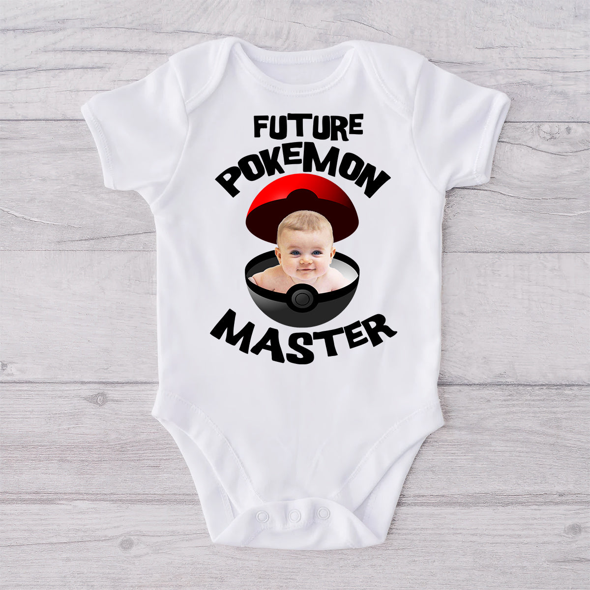 Future Master - Personalized Monster Trainer Baby Onesie