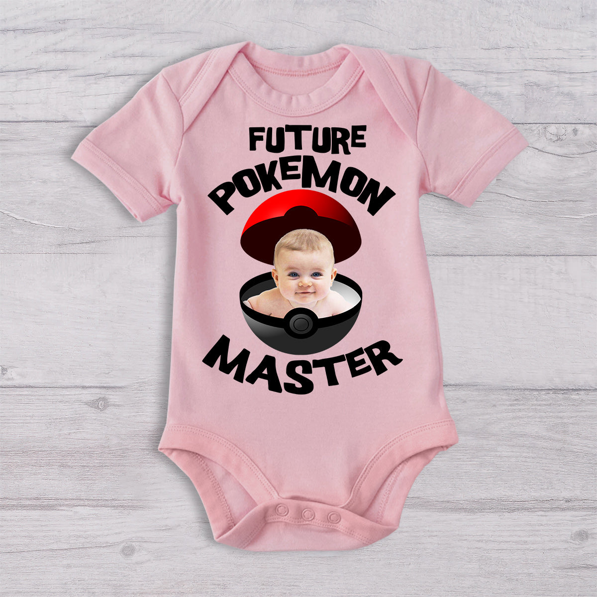 Future Master - Personalized Monster Trainer Baby Onesie