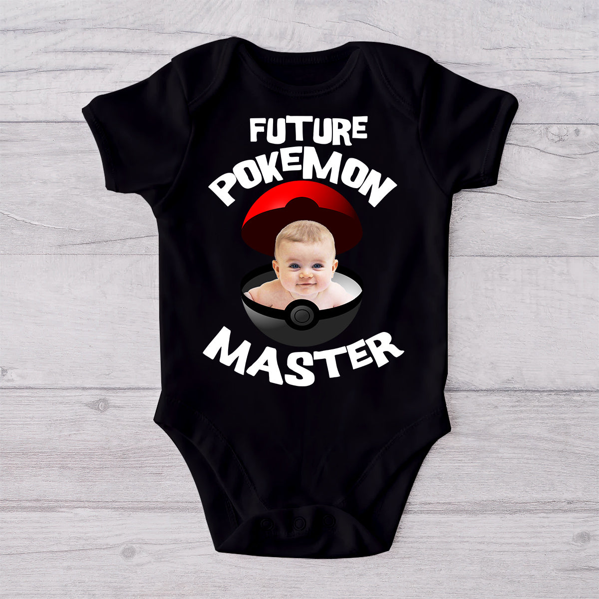 Future Master - Personalized Monster Trainer Baby Onesie