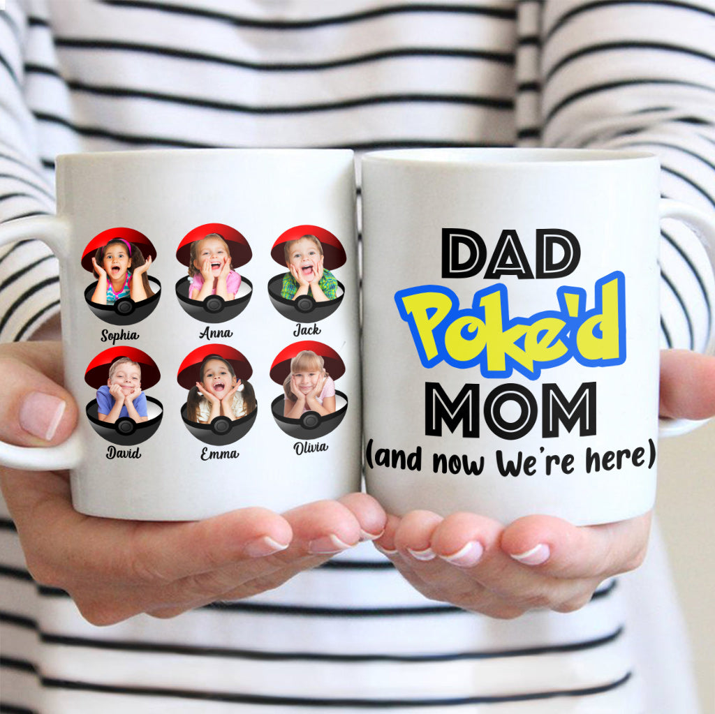 Dad Poked Mom - Personalized Monster Trainer Mug