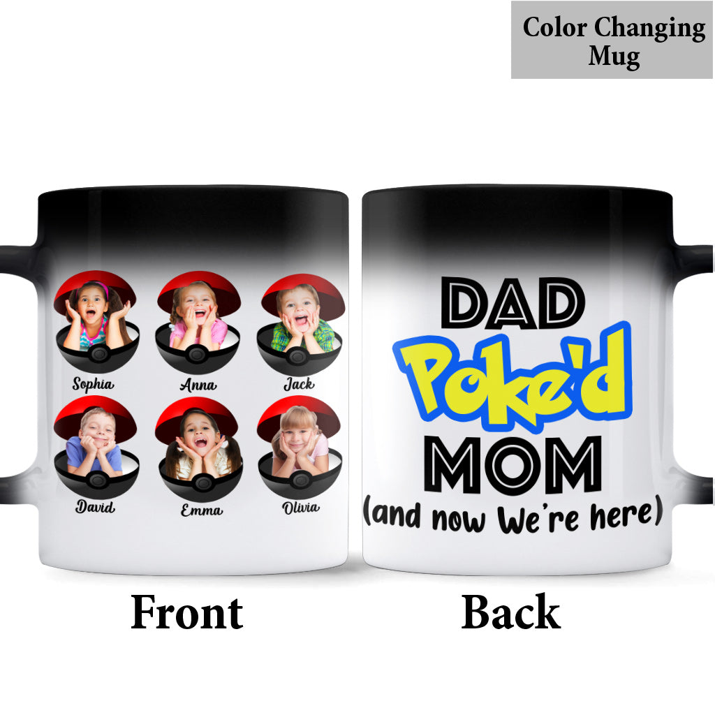 Dad Poked Mom - Personalized Monster Trainer Mug