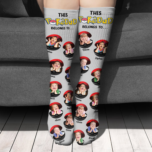 Pokédad Pokémom - Personalized Monster Trainer Socks