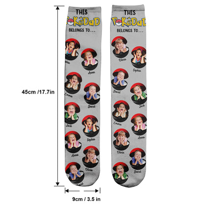 Pokédad Pokémom - Personalized Monster Trainer Socks