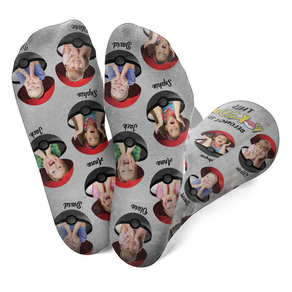 Pokédad Pokémom - Personalized Monster Trainer Socks