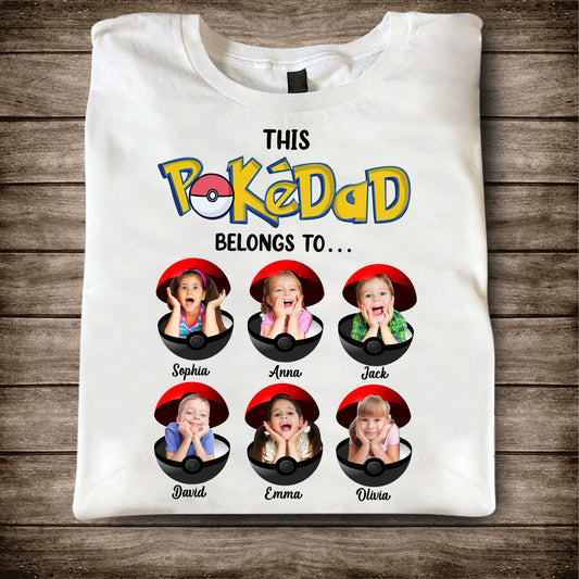 Pokédad Pokémom - Personalized Monster Trainer T-shirt and Hoodie