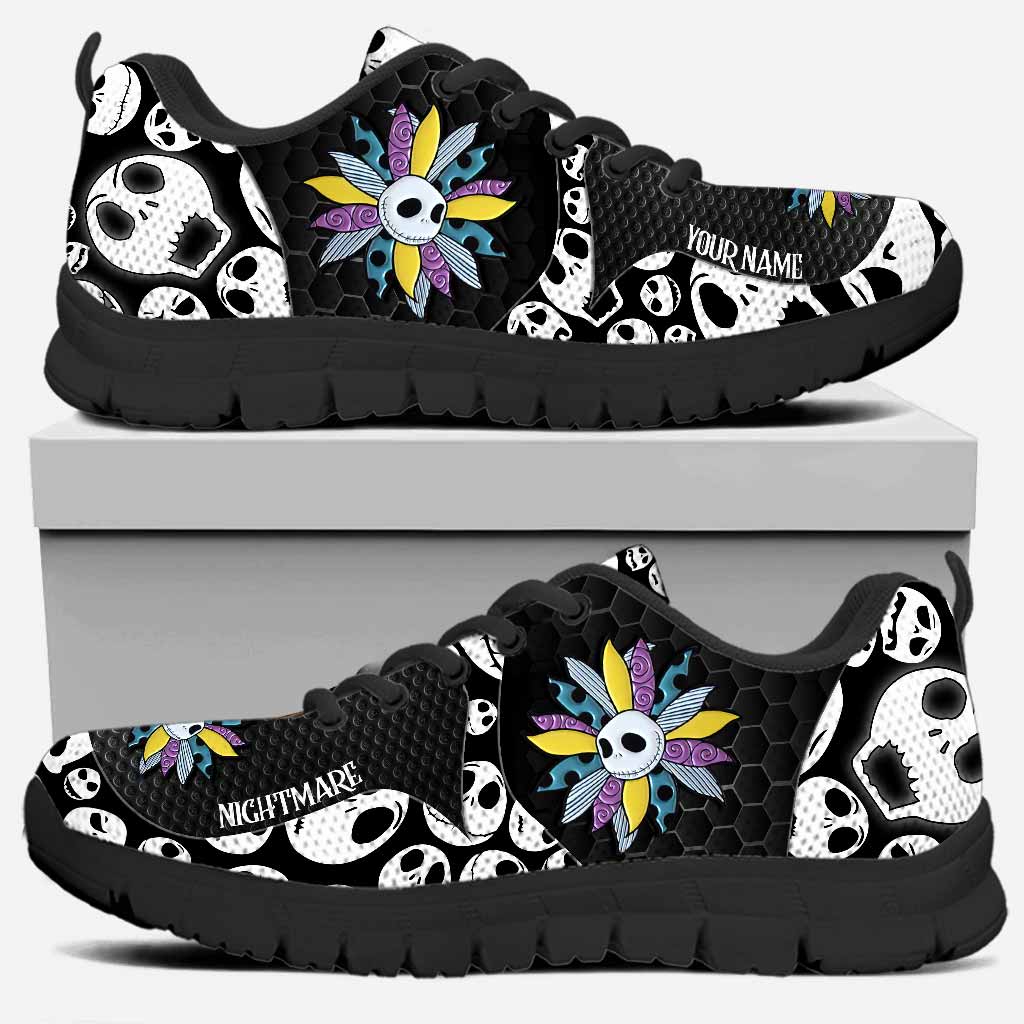 Hello Darkness - Personalized Nightmare Sneakers