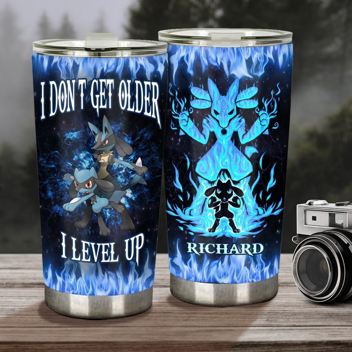 Level Up - Personalized Monster Trainer Tumbler